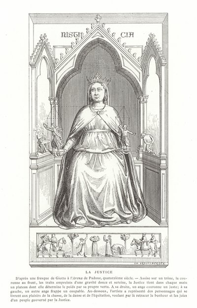 Justice by Giotto di Bondone
